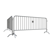 Crowd barrier type D | without blind man's strip | Length: 2.50 m, 18 bars